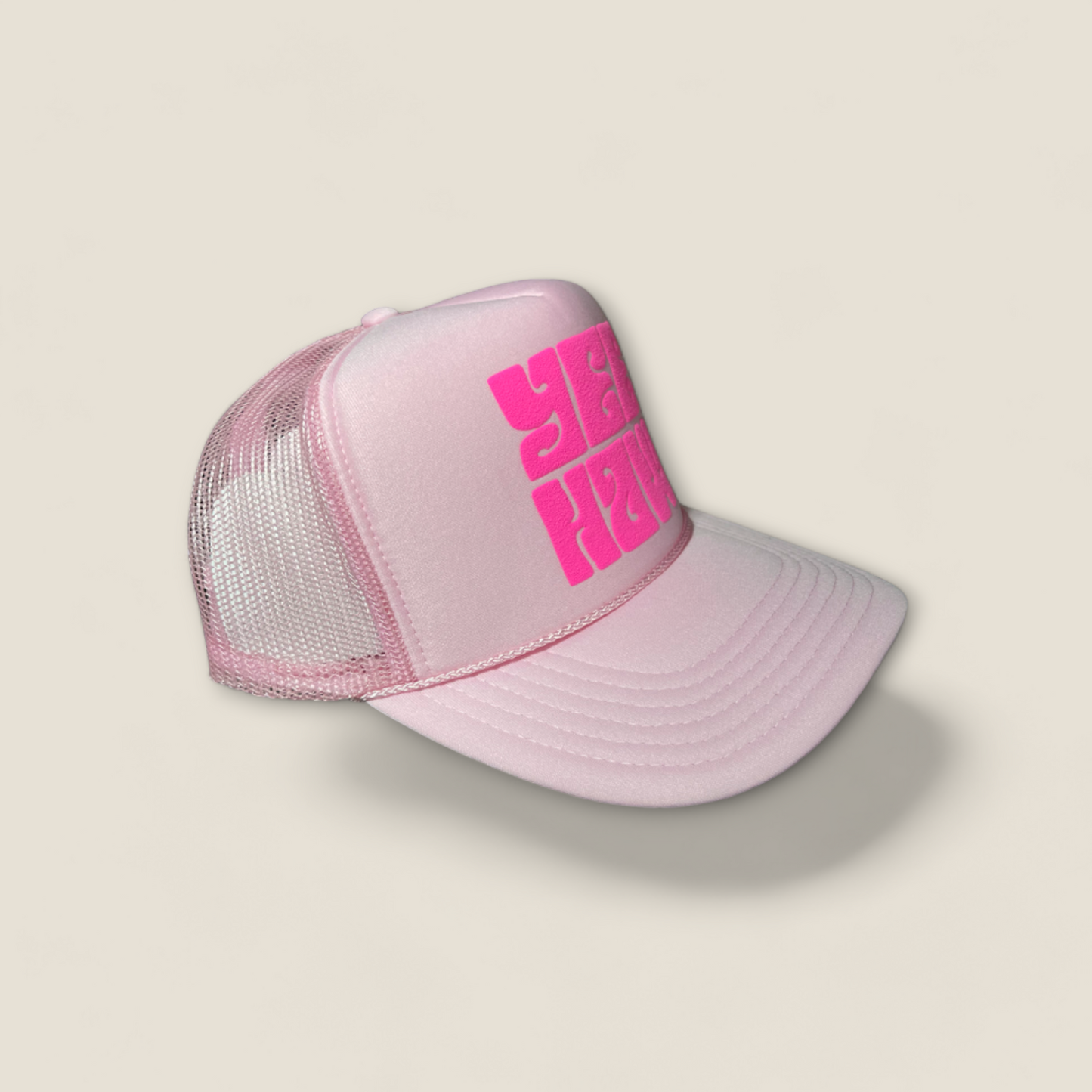 Yeehaw Trucker Hat | Soft Pink