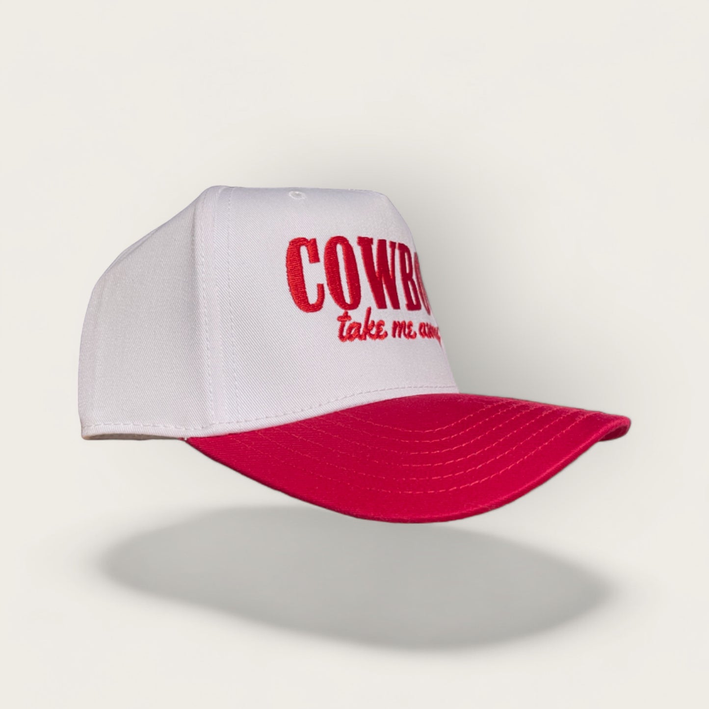 Cowboy Take Me Away Classic Trucker | Red/White