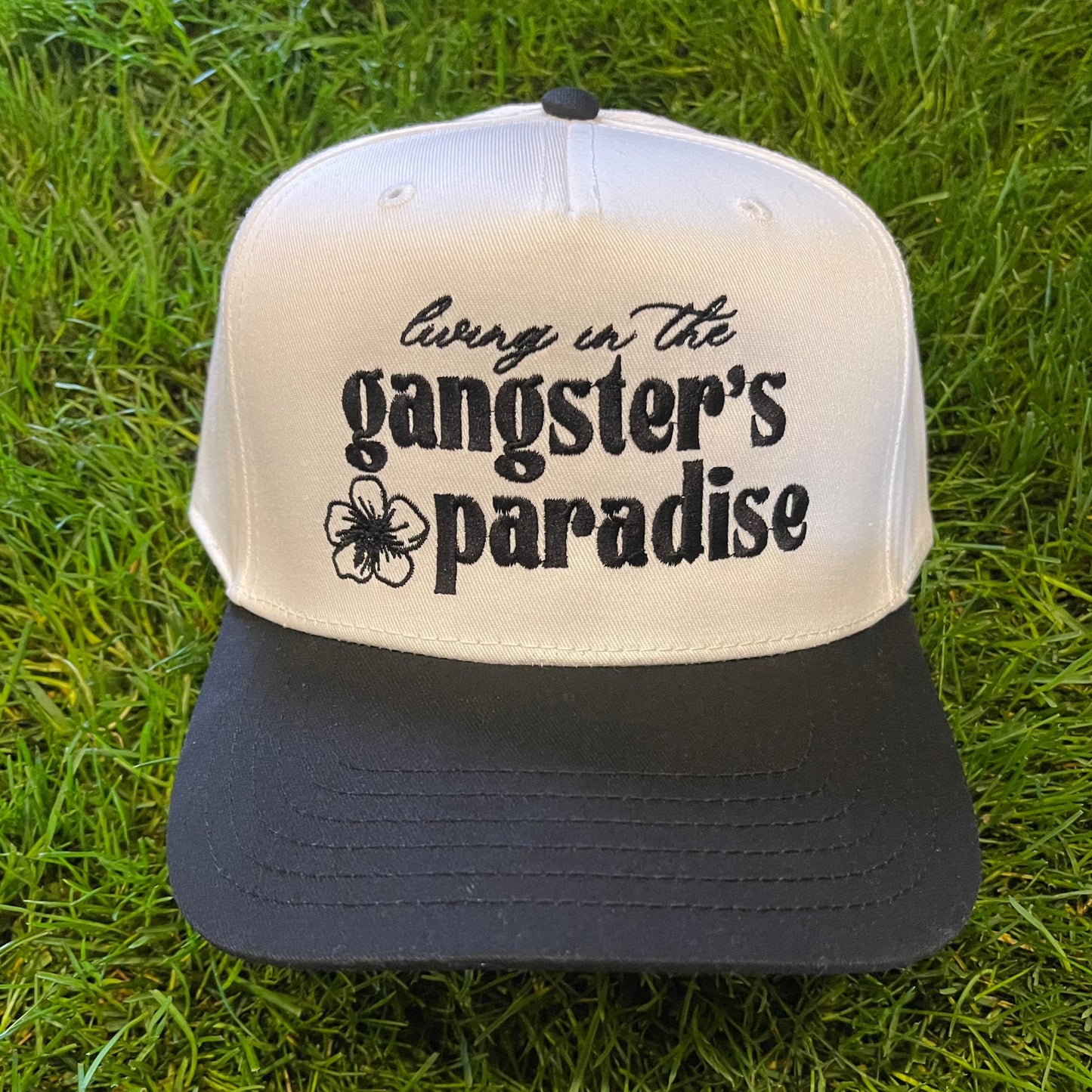 Gangsters Paradise Classic Trucker Hat | Black & White