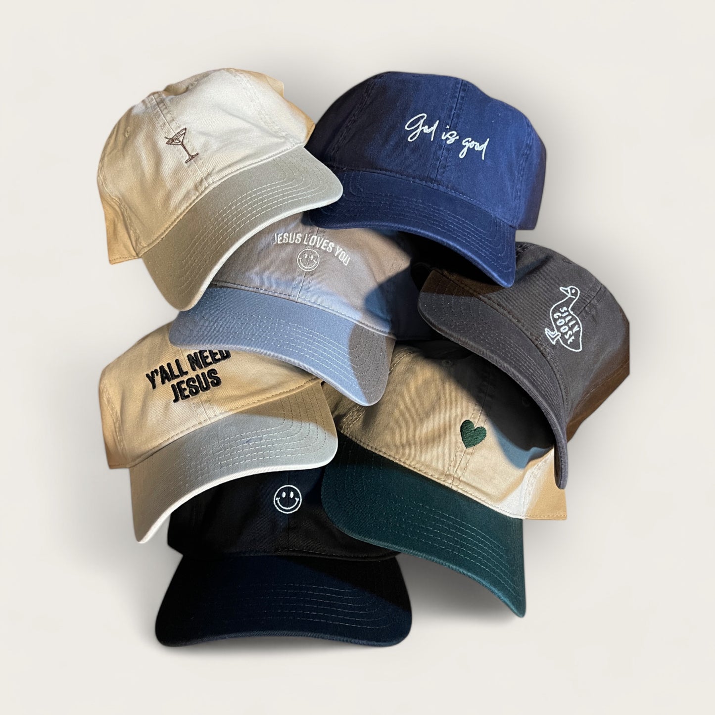 Simple Smiley Low Profile Dad Hat