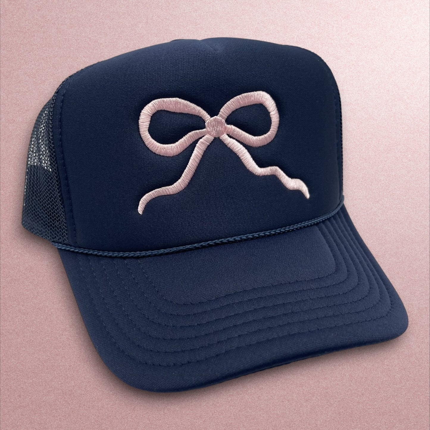 Pink Bow Trucker Hat