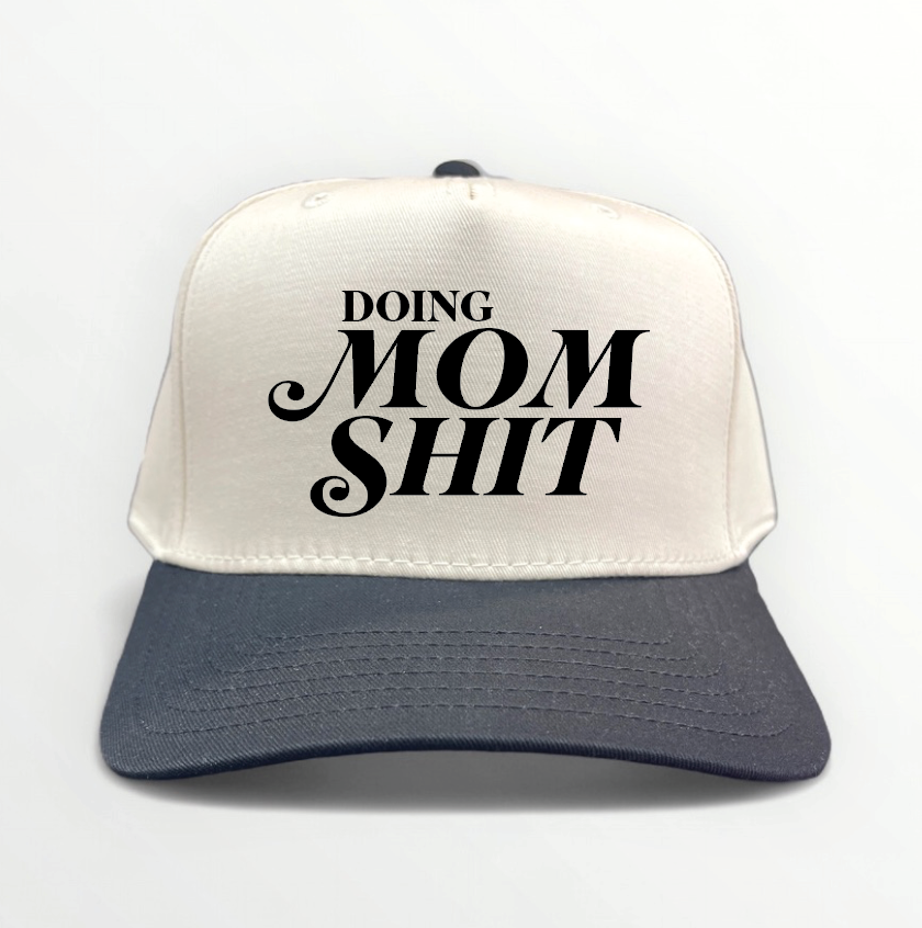 Doing Mom Shit Canvas Trucker | Embroidered