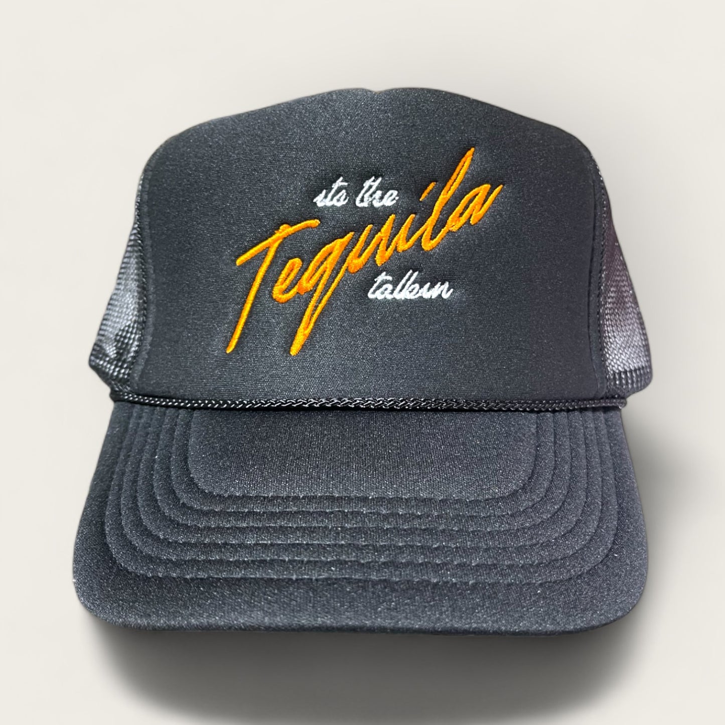 Tequila Talkin' Trucker Hat | Black