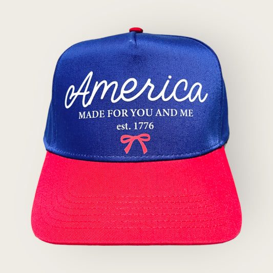 Liberty Classic Trucker Hat | Royal/Red