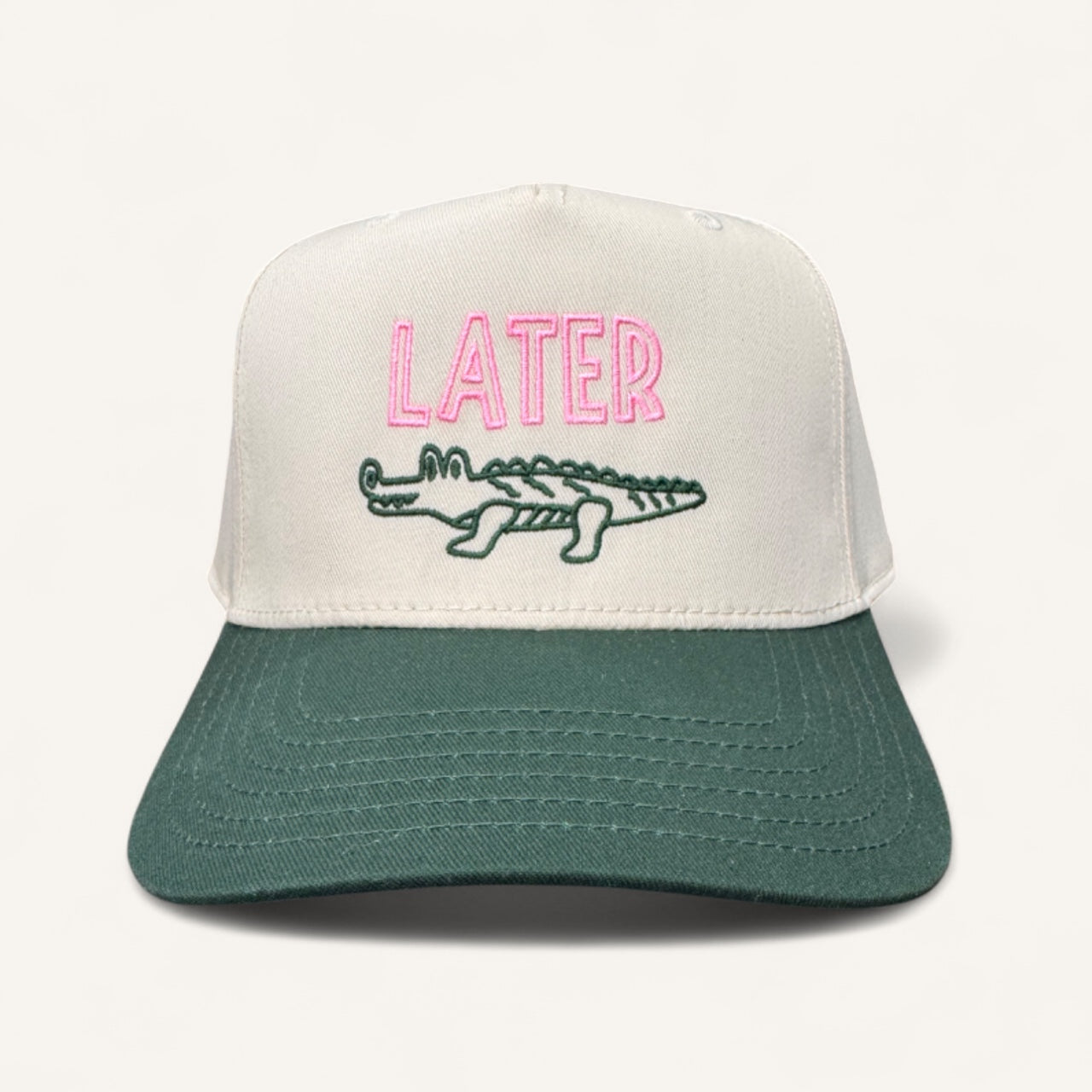 Later Gator Canvas Trucker Hat