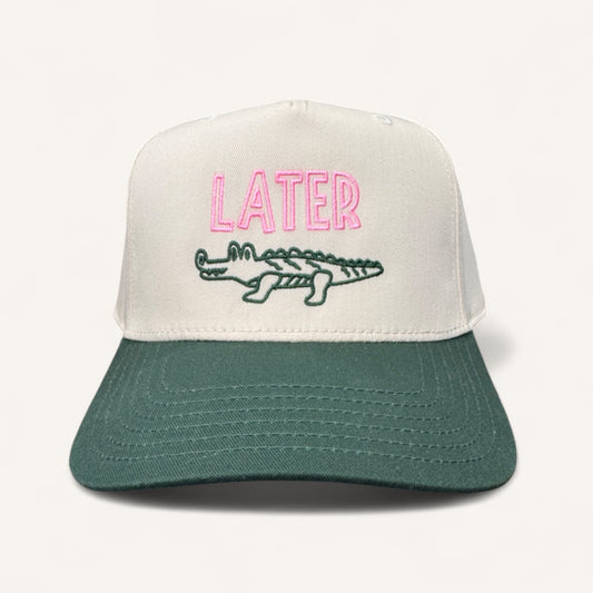 Later Gator Canvas Trucker Hat