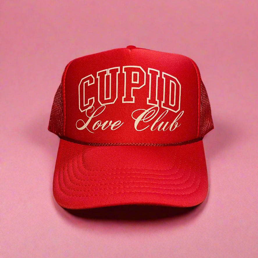 Cupid Love Club Foam Trucker Hat | Red