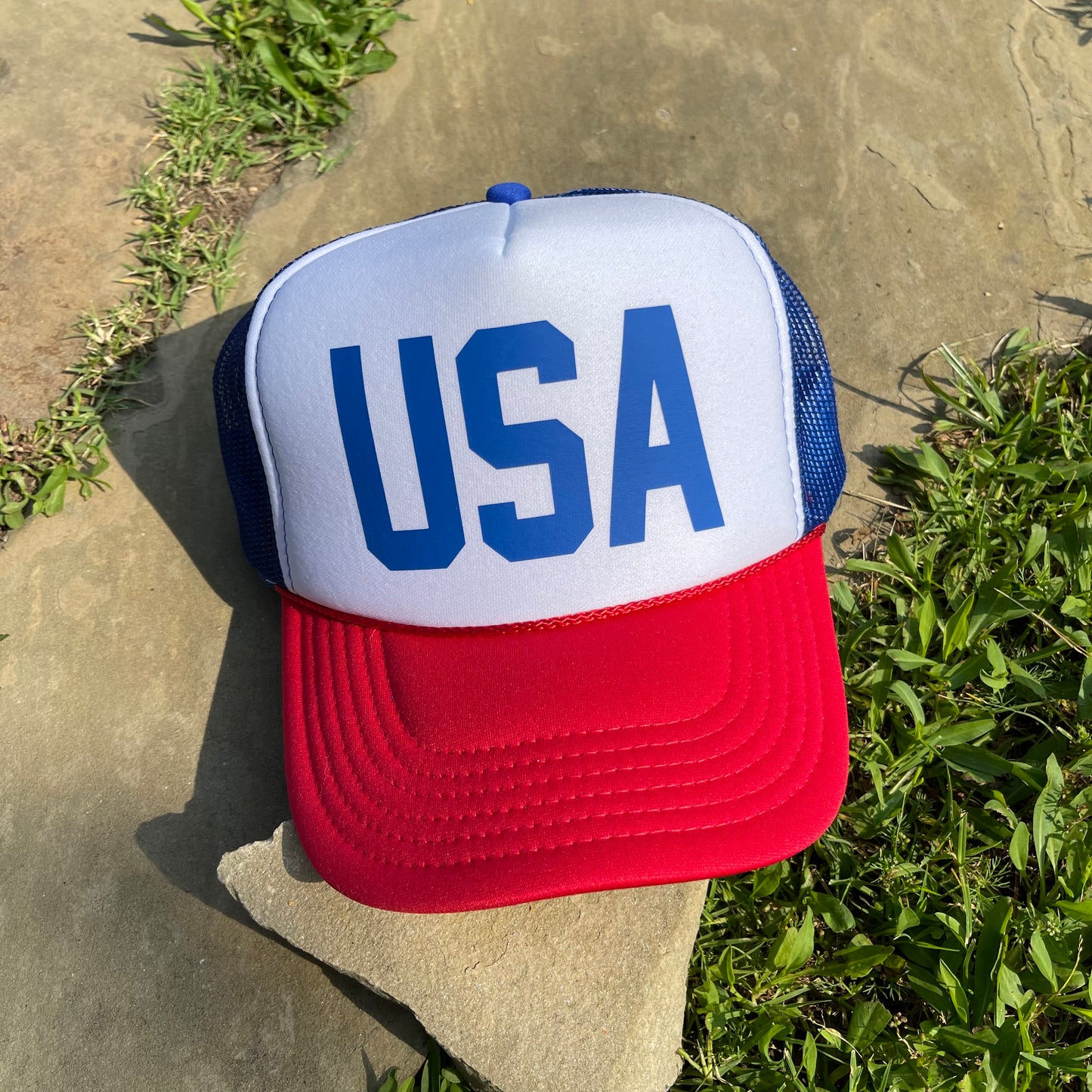 USA Trucker Hat | Red/White/Blue