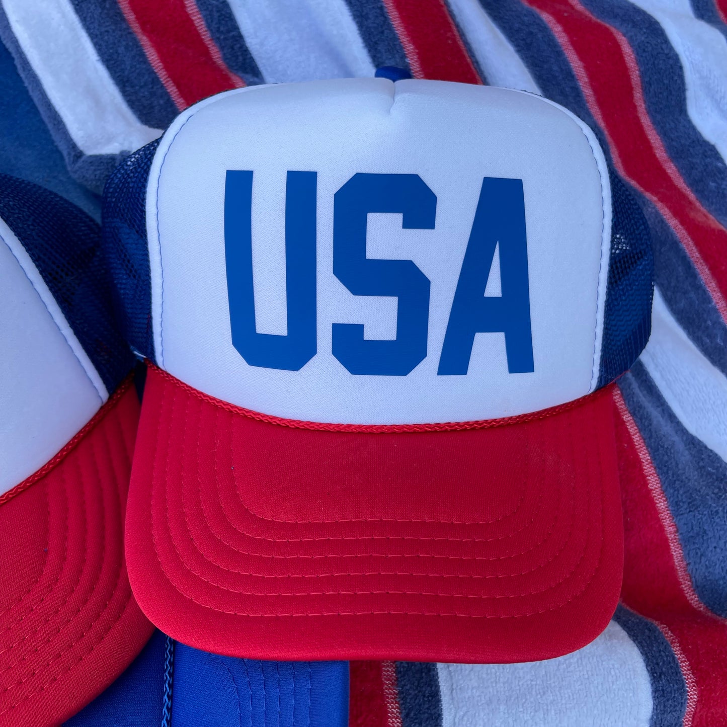 USA Trucker Hat | Red/White/Blue