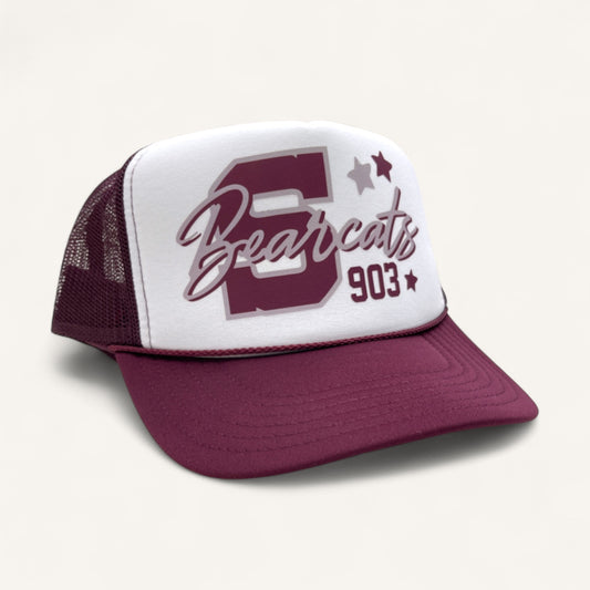 Bearcats Gameday Foam Trucker Hat | Maroon/White
