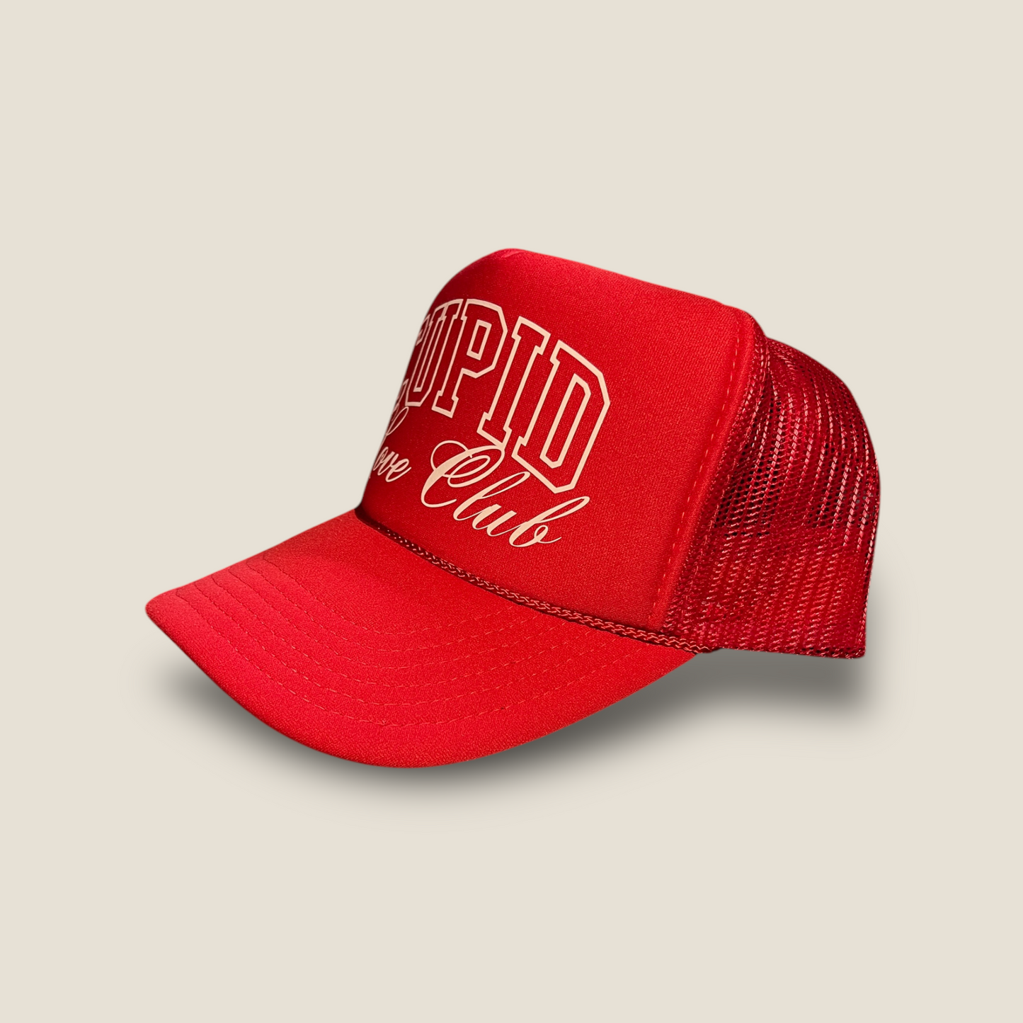 Cupid Love Club Foam Trucker Hat | Red