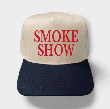 Smoke Show Classic Trucker Hat | White/Black