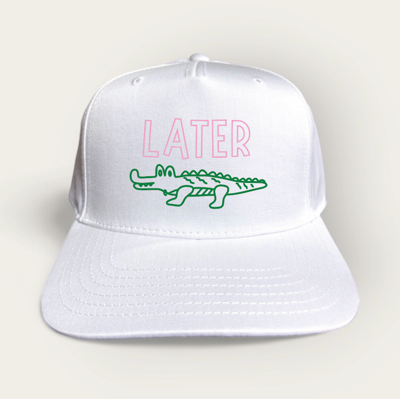 Later Gator Canvas Trucker Hat