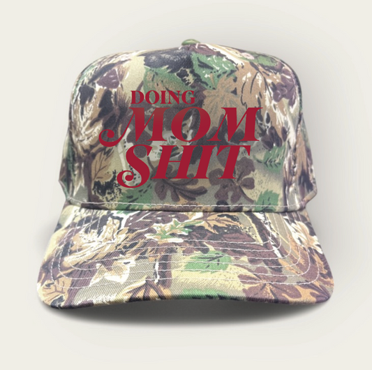 Doing Mom Shit Canvas Trucker | Embroidered