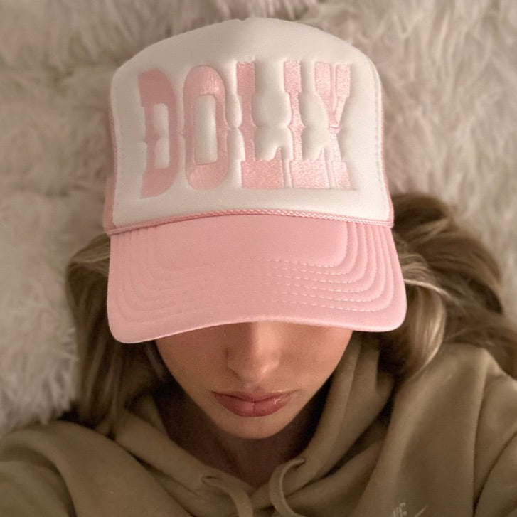 Dolly Trucker Hat | Light Pink